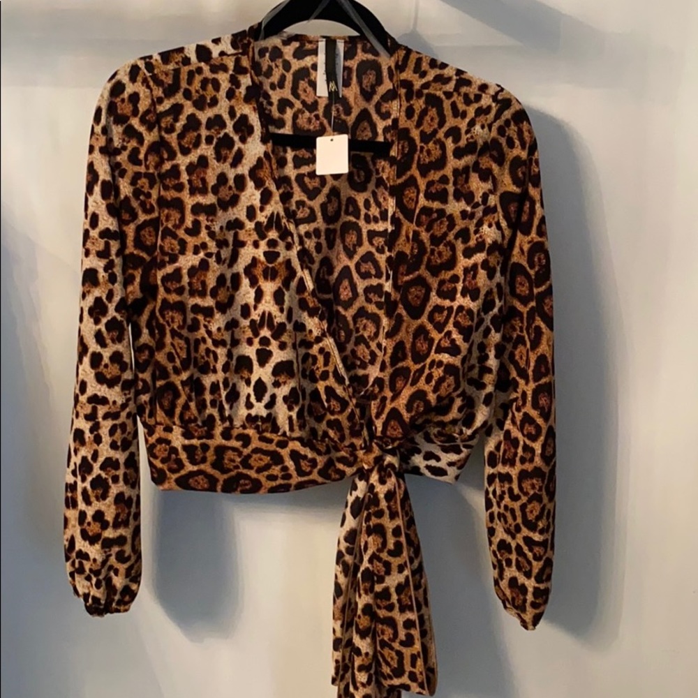 Cheetah print top